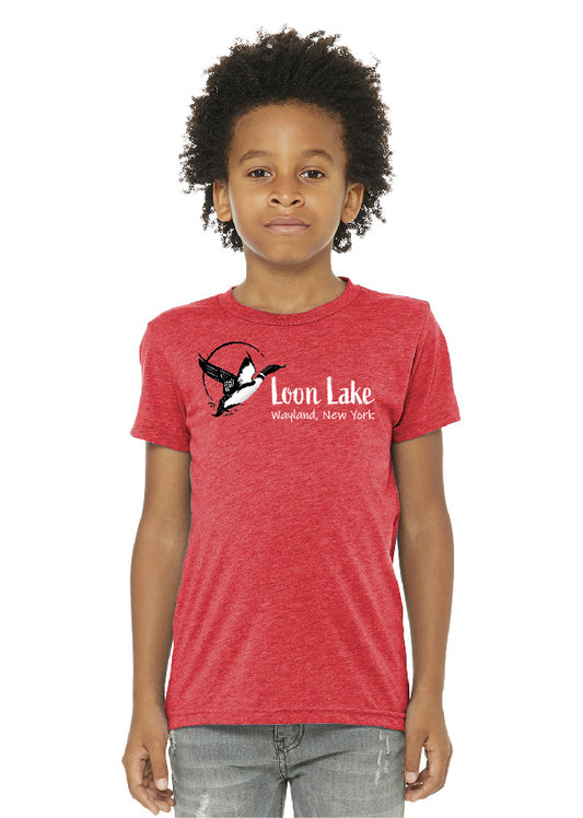 LL Loon Bird Youth Triblend Short Sleeve Tee