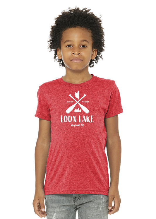 LL Two Oars Youth Triblend Short Sleeve Tee