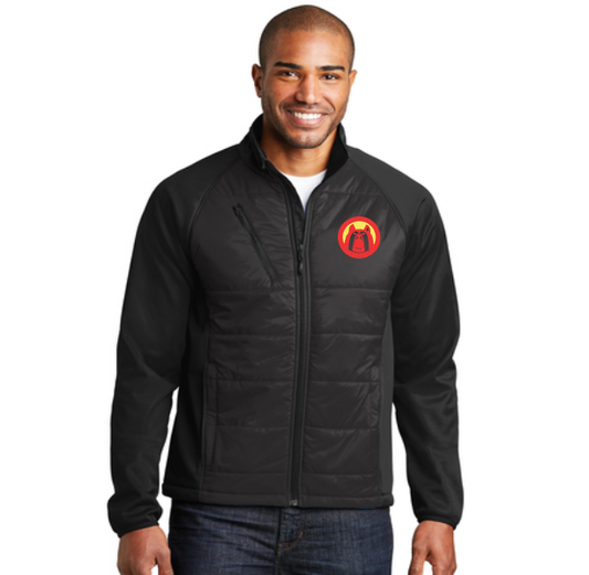 Olean School Black J787 Mens Softshell Port Authority Jacket