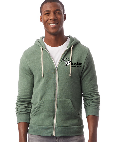 Loon Lake Embroidered AV343 Alternative Rocky Zip up