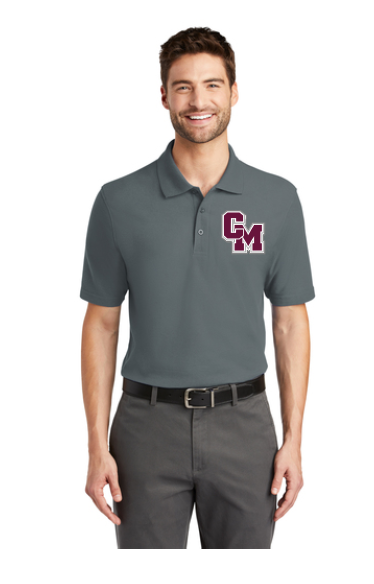 Cal-Mum K510  Steel Grey Port Authority® Stain-Release Polo