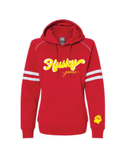 Olean Ladies Varsity Ringer Hoodie JA031 J America