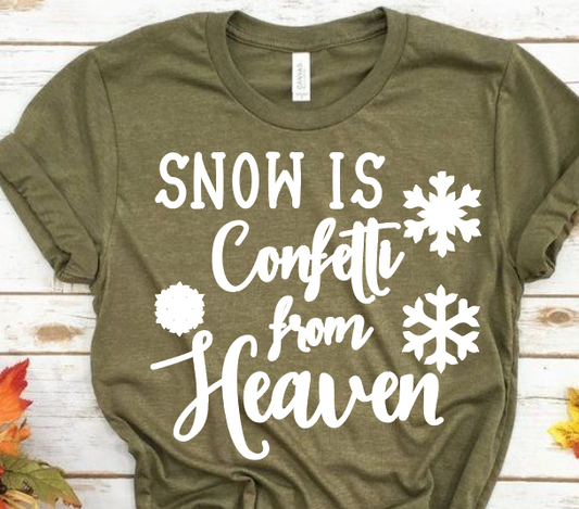 Snow is Confetti from Heaven