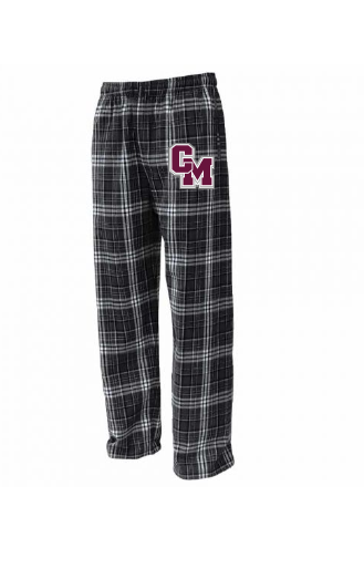 Cal-Mum YFLNP Black/White youth flannel pant - Pennant